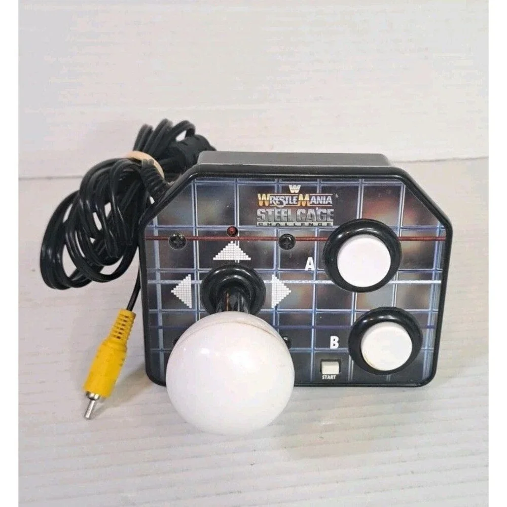 2018 WWE Wrestlemania Steel Cage Challenge Plug and Play TV Game Console WWF